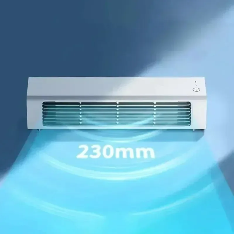 New remote control Wall-mounted Leafless Fan Portable USB Charging Office Air Conditioning Fan Desktop Large Wind Cooling Tower
