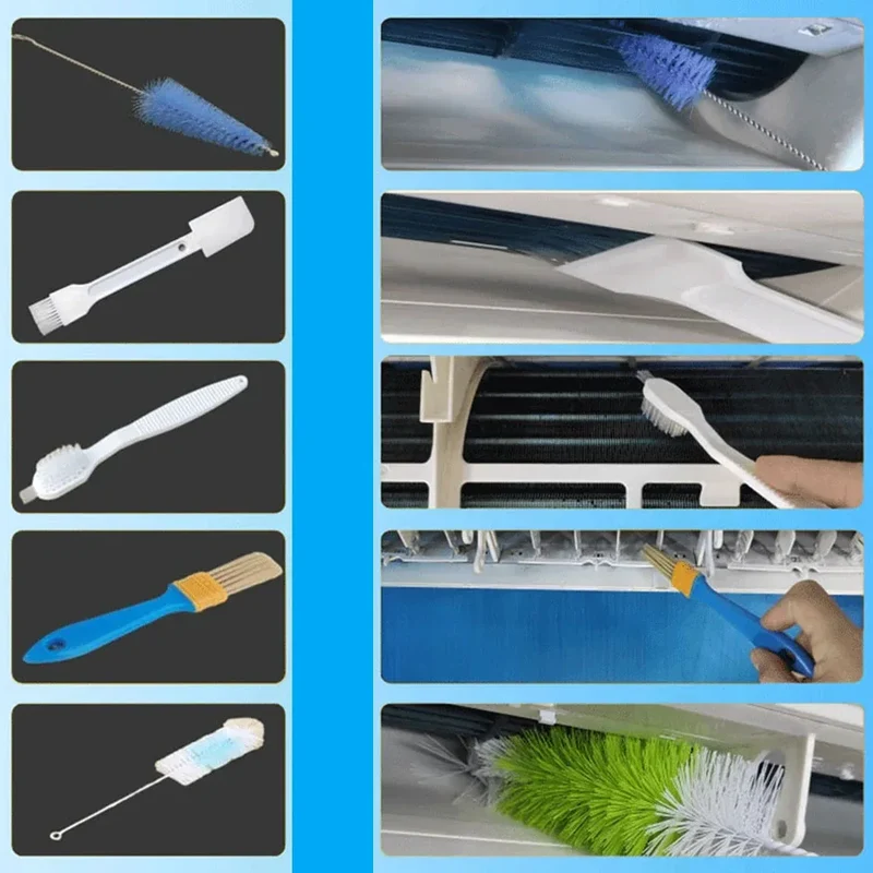 15pc Air Conditioner Cleaning Cover Kit With Clean Tools Waterproof Dust 118cm Protection Bag for Air Conditioners Cleaner Set