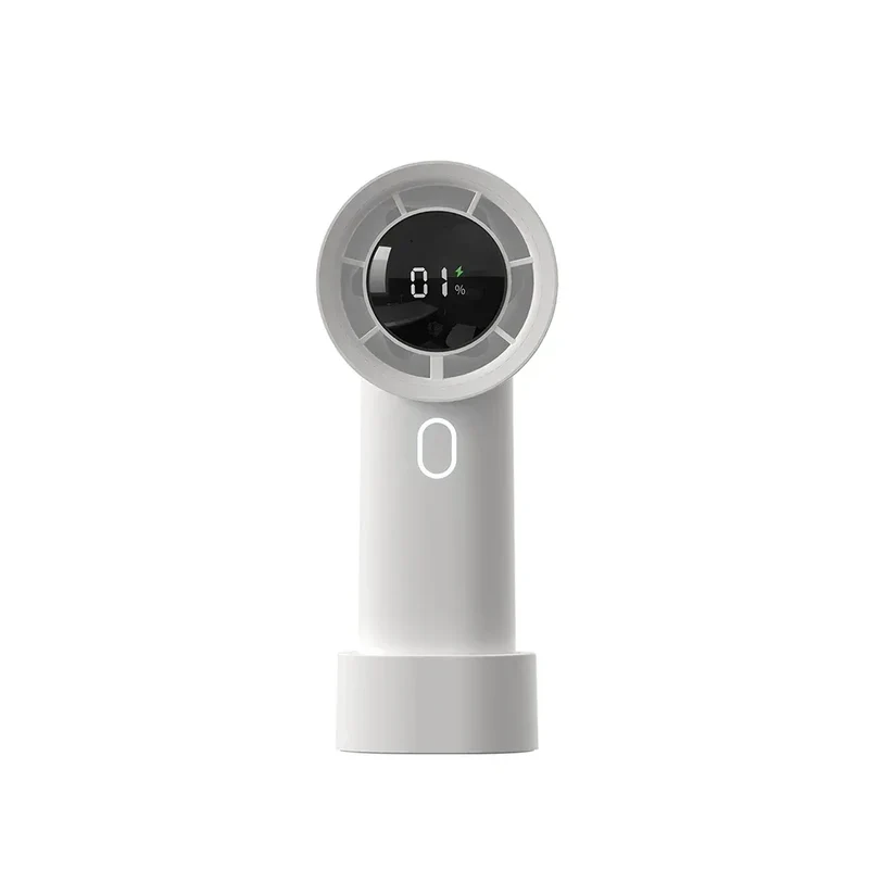 2025 New 3000mAh 100 Gears High Speed Fan Mini Air Conditioner Portable Fan Air Cooler with LED Display Screen Super Cool Wind
