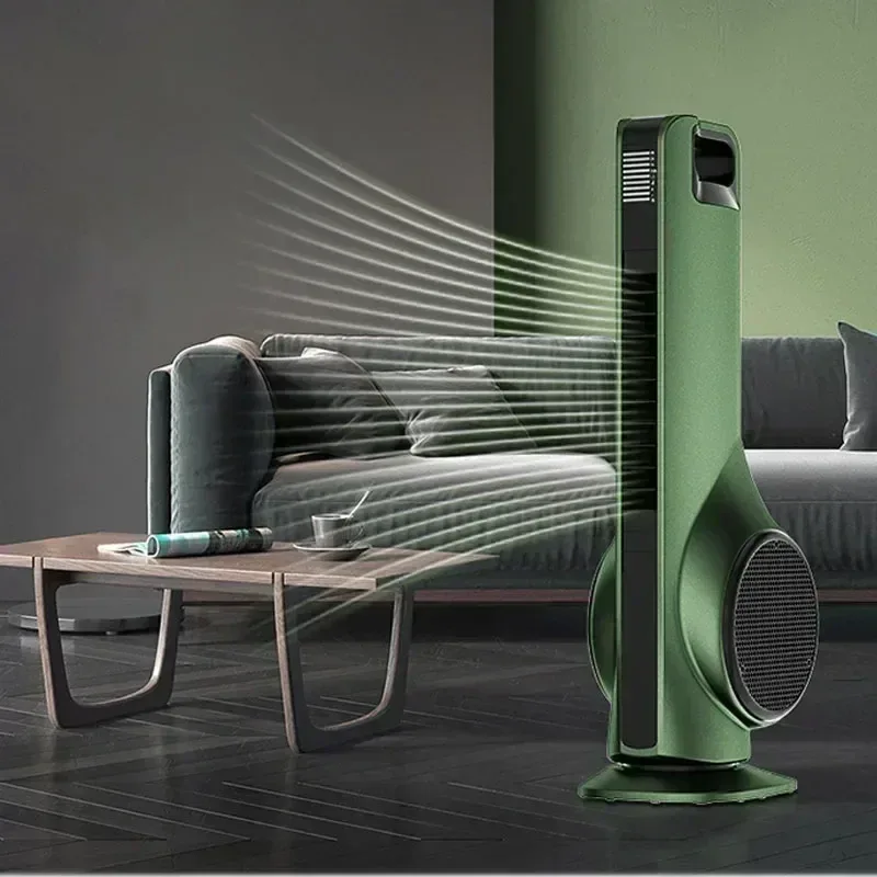 Portable 220v Leafless Electric Fan Tower Air Conditioning Fan Bedroom Silent Remote Control Indoor Purification Air Circulation
