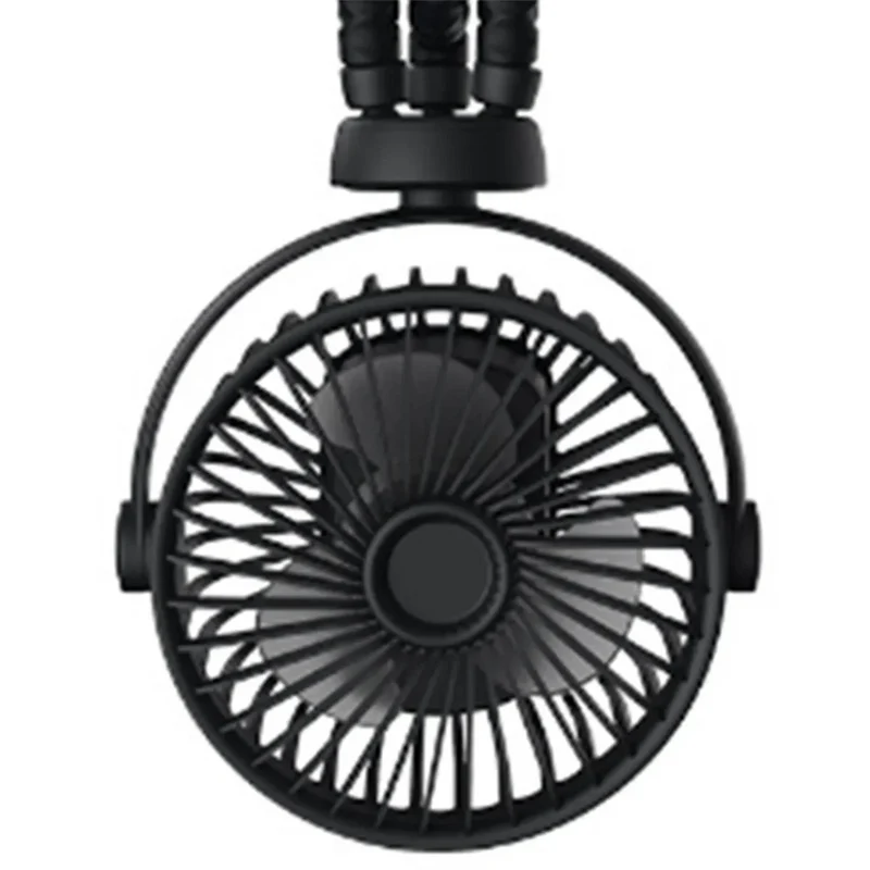 Mini USB Fan Rechargeable Octopus Multifunctional Fixable Small Fan Portable Desktop for Baby Stroller Bicycle with Soft Wind