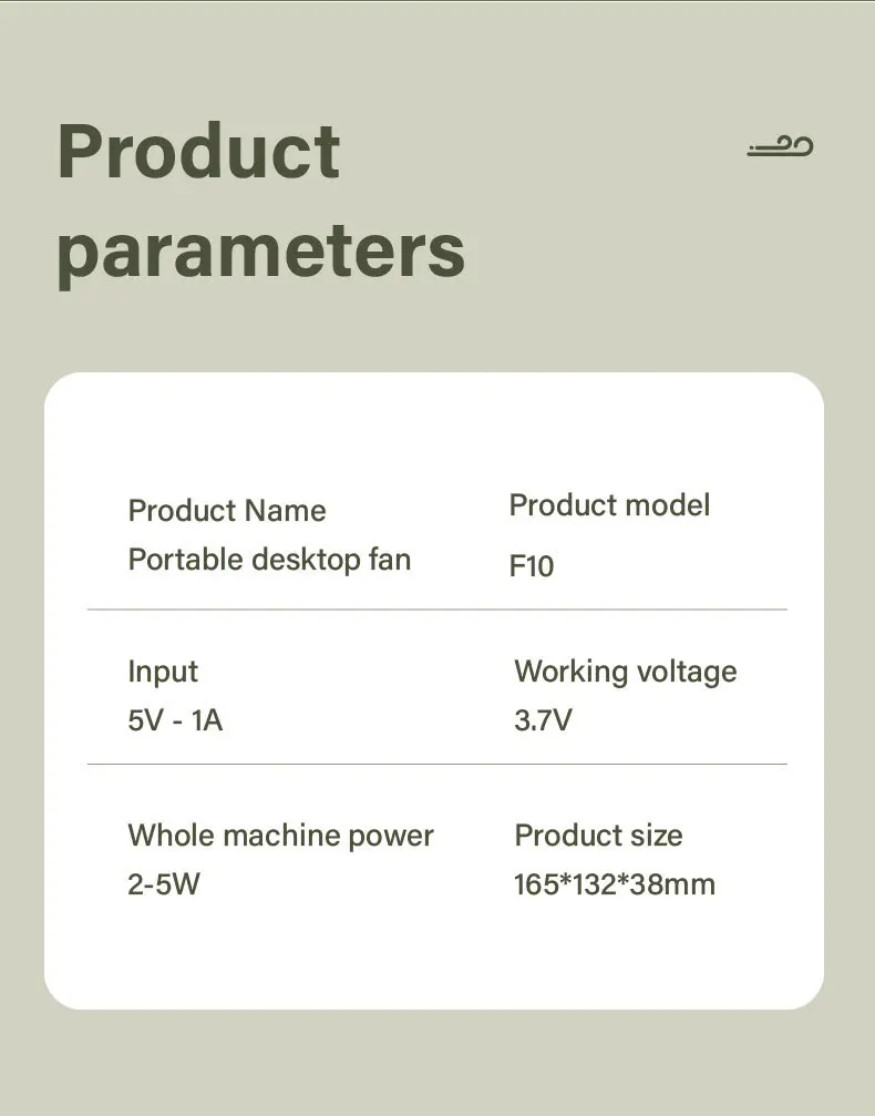 2025 New Small Fan Handy Charging Long Life Ultra-thin Desktop Fan Large Wind Super Quiet Folding Handheld Table Fan