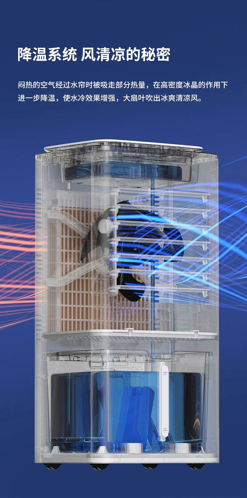 S1 Air Conditioner Fan Cooling Fan Mobile Small Air Conditioning Intelligent Voice Air Cooler