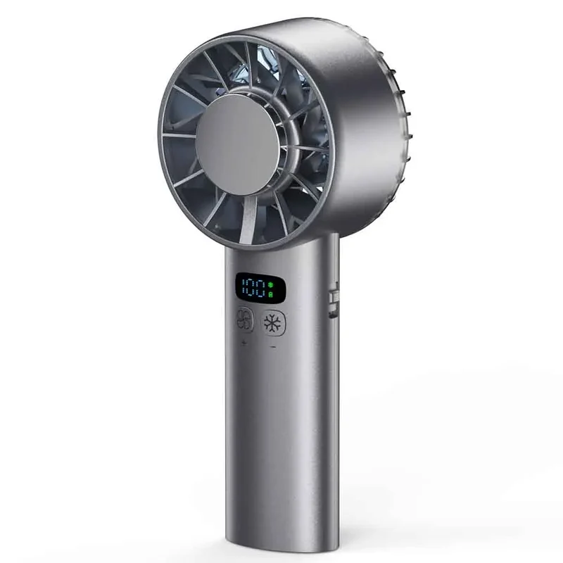 Outdoor high-speed refrigeration handheld fan 100 speed mini fan USB charging portable fan