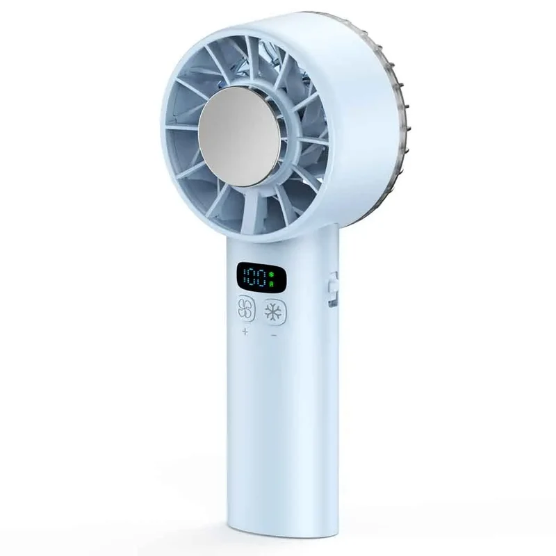 Outdoor high-speed refrigeration handheld fan 100 speed mini fan USB charging portable fan