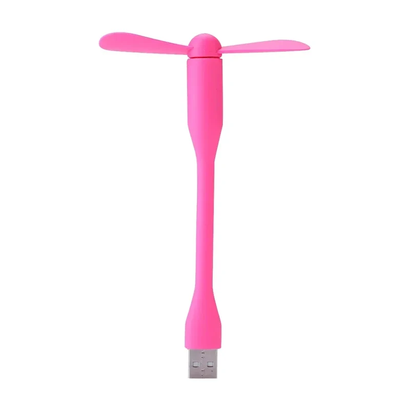 USB Small Fan Flexible Bendable Fan For Power Bank Laptop PC AC Charger Portable Hand Cool Mini Fan For Computer Summer Gadget