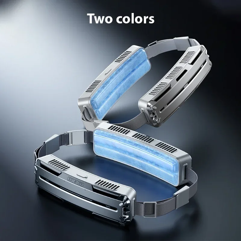 Wearable Waist Fan Belt Fan With PCM Cooling Strip 5000mAh Rechargeable Personal Fan 3 Speeds Large Air Volume Hands-Free