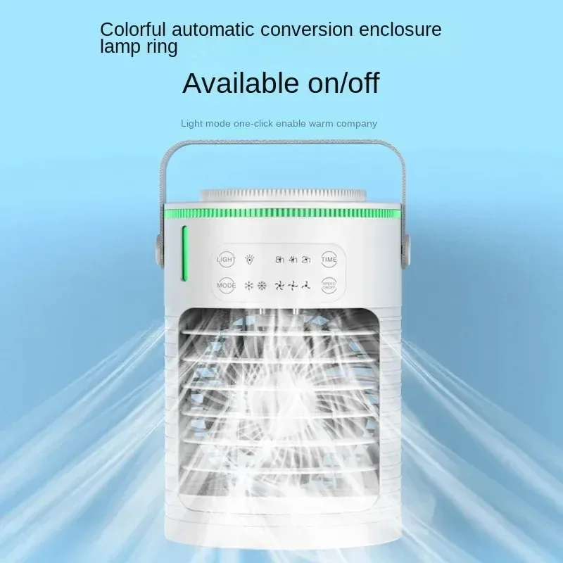 Desktop Air Conditioner Portable Air Conditioner Small Air Cooler Hydrocooling Portable Air Adjustment for Office Cooling Fans