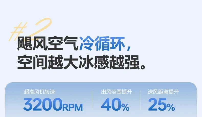 ZZ electric fan household tower fan bladeless vertical floor-to-ceiling refrigeration air conditioner fan The cooler is silent
