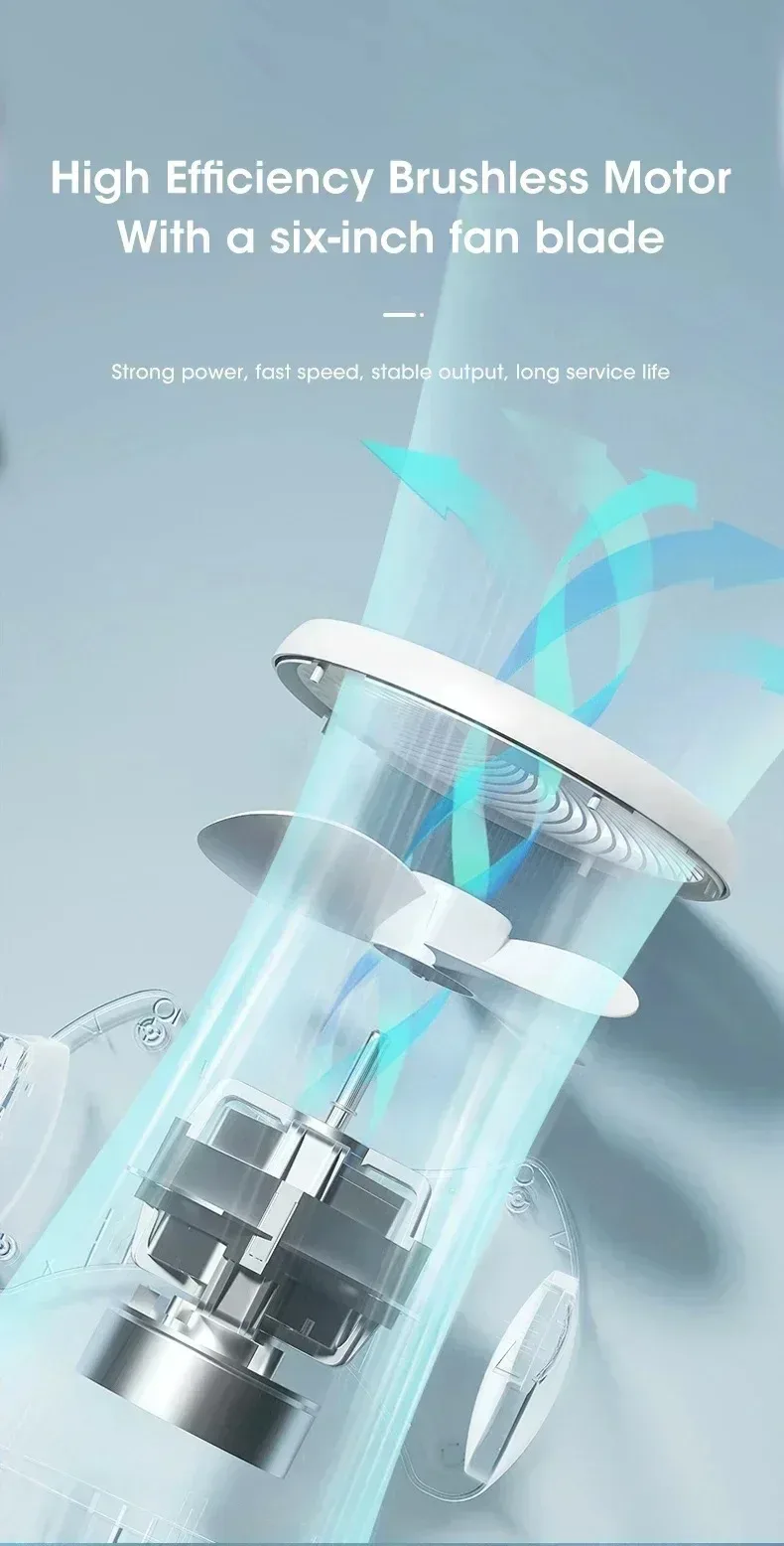 Portable Mini Evaporative Air Cooler Fan with 7 Color LED Light 1/2/3H Timer 3 Wind Modes and 3 Spray Settings for Desk