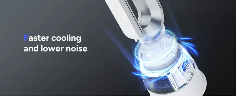 Wholesale Smart Fan and Warming Dual Purpose Office Home House Room Portable Electric Bladeless Fan Heater
