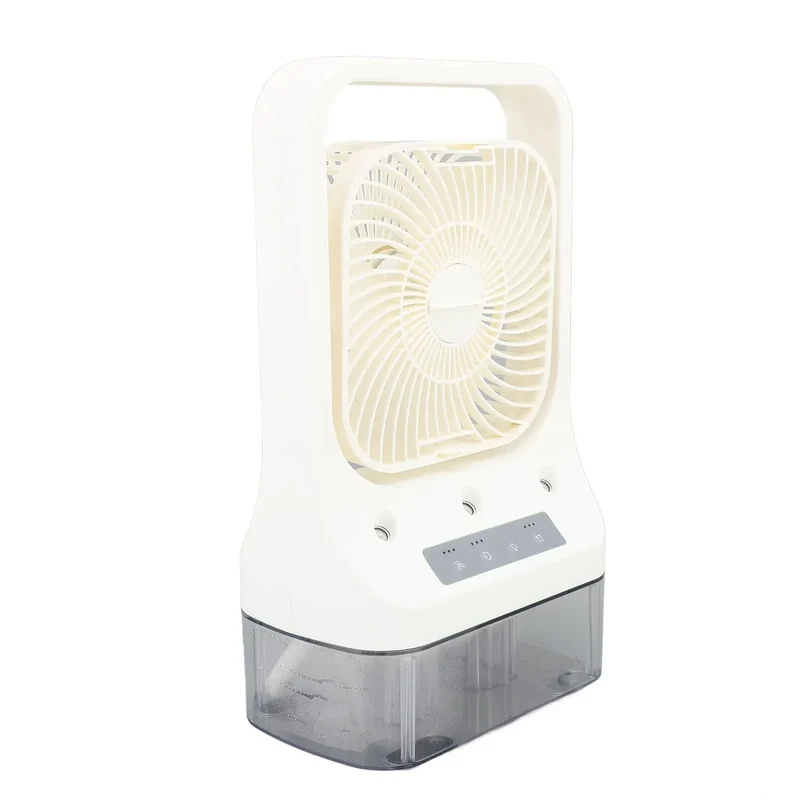 Portable Humidifying Fan Cooler Quiet 3 Gears Automatic Timing Cool Mist Evaporative Fan for Home