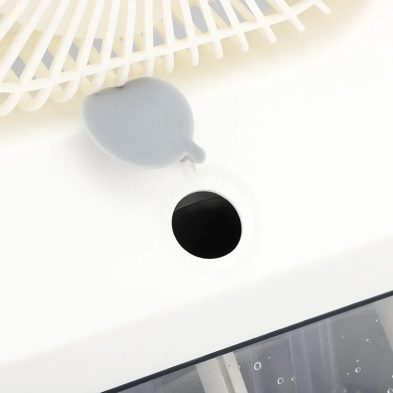 Portable Humidifying Fan Cooler Quiet 3 Gears Automatic Timing Cool Mist Evaporative Fan for Home