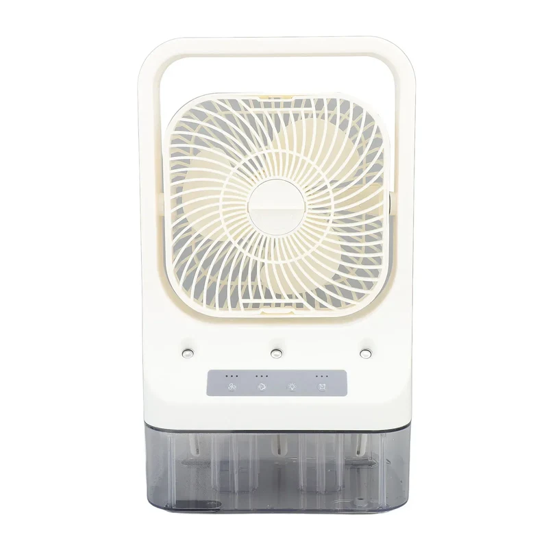 Portable Humidifying Fan Cooler Quiet 3 Gears Automatic Timing Cool Mist Evaporative Fan for Home