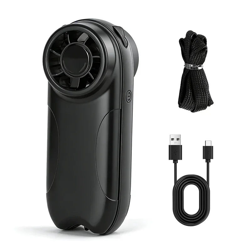 Portable Mini Handheld Fan High-speed Outdoor Small Fan USB Rechargeable Large Capacity 4000 mAh LED Display 100 Wind Speeds
