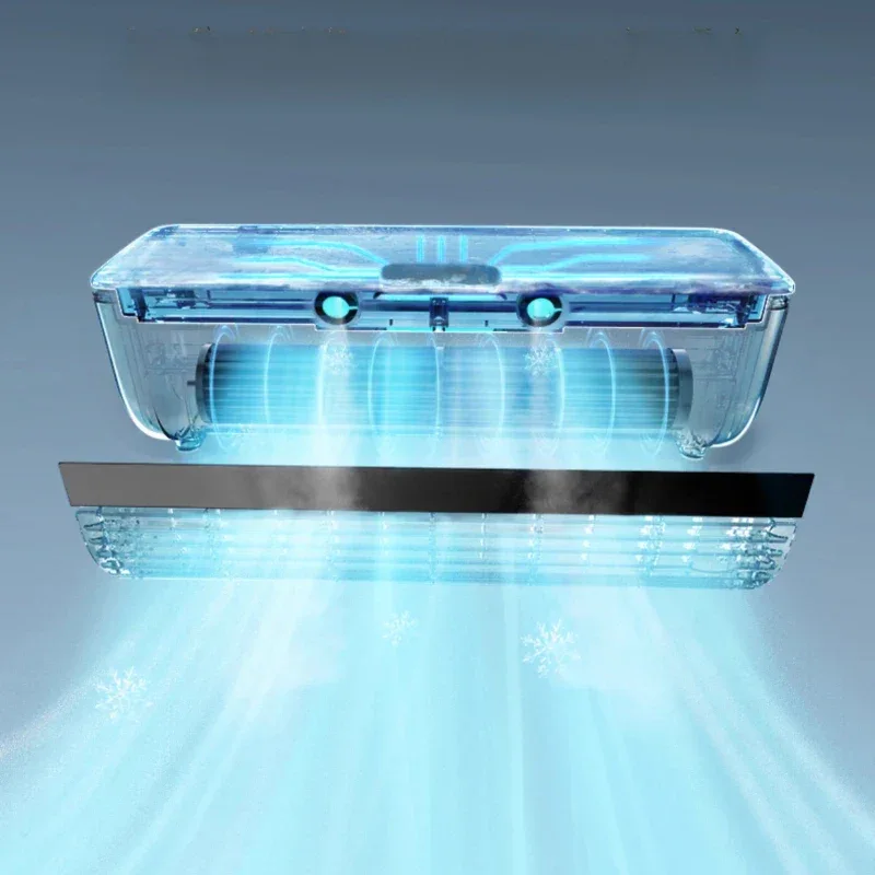 Kitchen Semiconductor Cooler Instant 30s Ice Mist Spray Oil-Resistant Table Mount Commercial Portable AC No-Installation Chiller