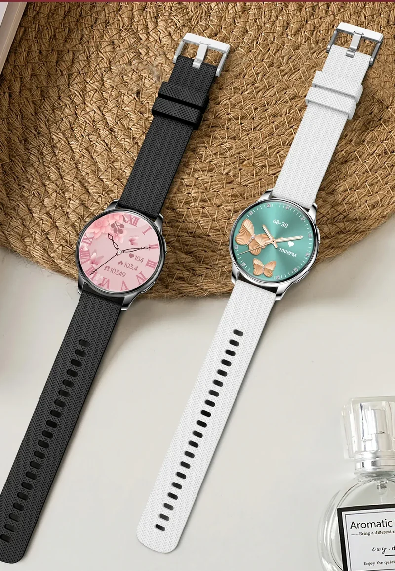 New Original Ultra Thin Women SmartWatch 1.32"AMOLED Display HD 466*466 Always Show Time Call Reminder for Women Smartwatch gift