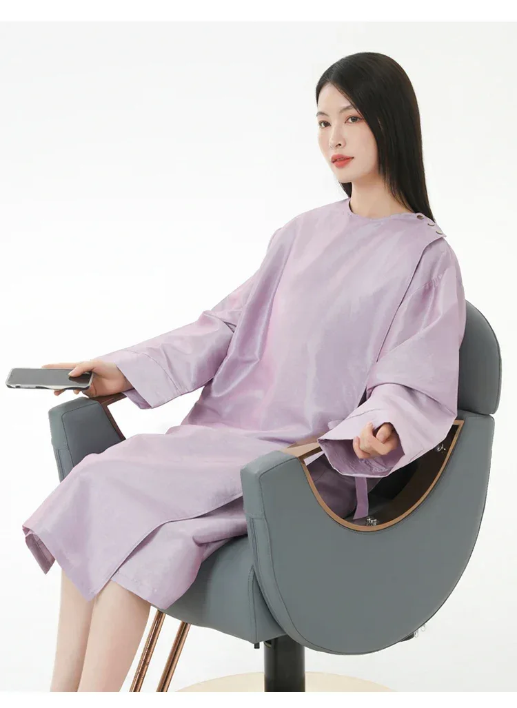 Hairdresser Robe Hair Salon Smock Hair Cutting Gown Hairdressing Cloth Barber Shop Cloaks Hair Dye Clothes Hairstylist Apron