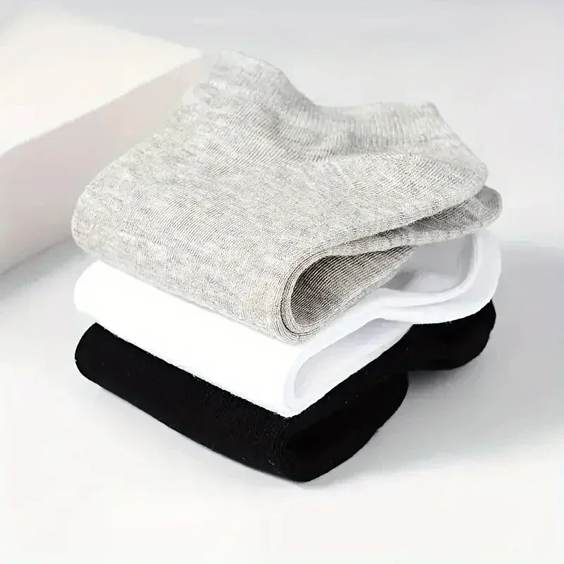 5/10-Pack Unisex Comfort Fit Ankle Socks – Breathable Lightweight Socks for Sports & Everyday Wear