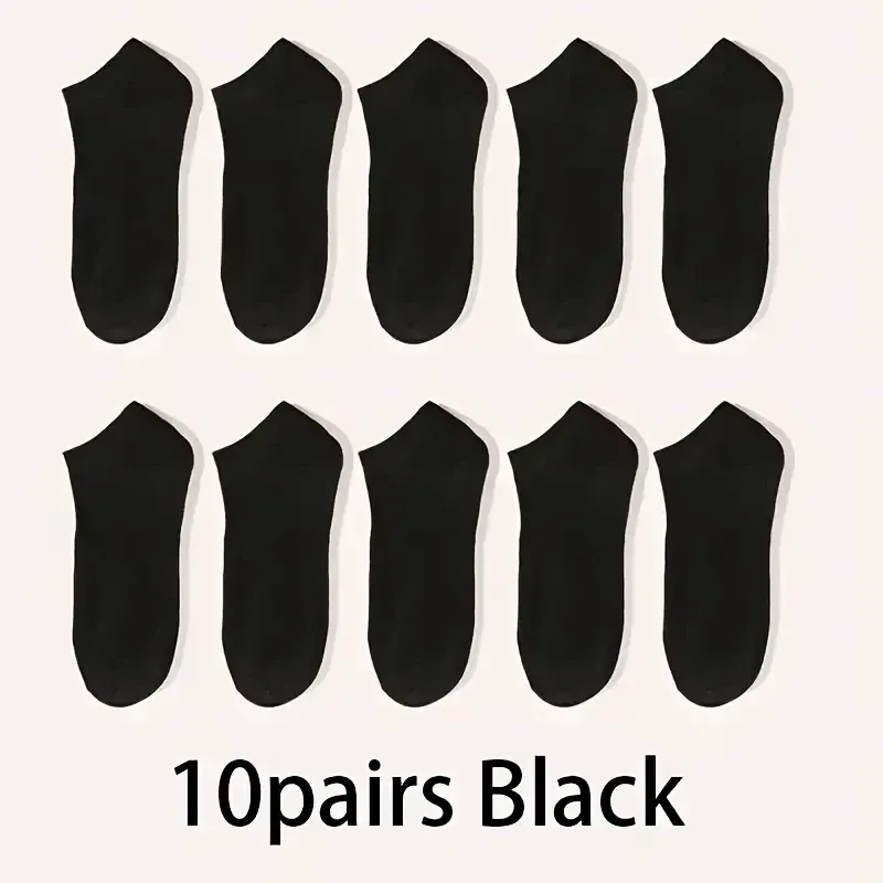 5/10-Pack Unisex Comfort Fit Ankle Socks – Breathable Lightweight Socks for Sports & Everyday Wear