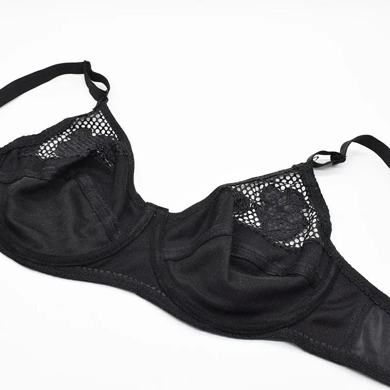 Bras For Women Embroidery Underwire Sexy Bra Female Underwear Bralette Lingerie BH Top A B C D Cup