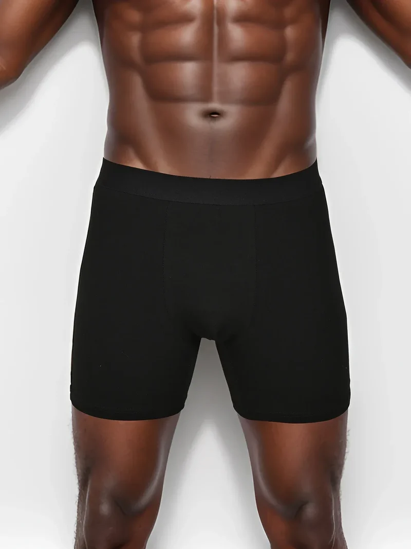 10pcs Mid-Long Boxer Shorts Men Underwear Cotton Male Underpants for Men Sexy Homme Boxershorts Box Panties Slip Hot
