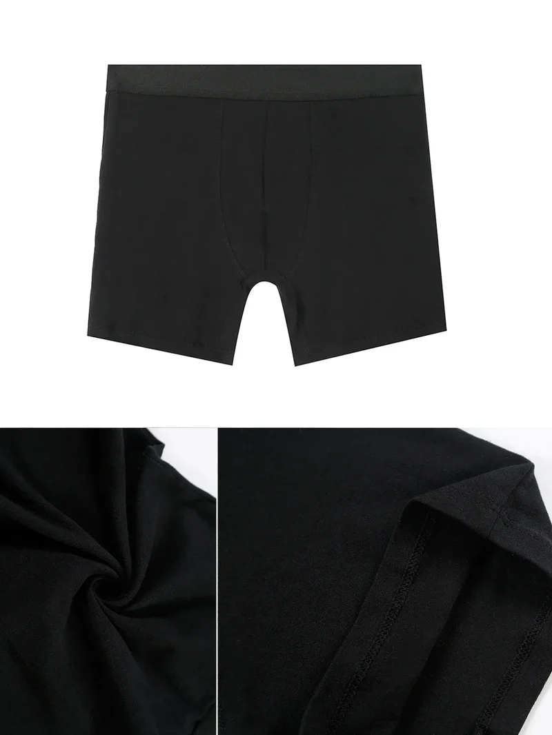 10pcs Mid-Long Boxer Shorts Men Underwear Cotton Male Underpants for Men Sexy Homme Boxershorts Box Panties Slip Hot
