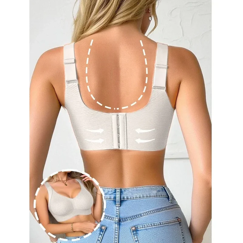 Bras for Women Full Cup Seamless Push up Female Underwear Adjustable Stretch Shoulder Straps Skin Friendly Bralette