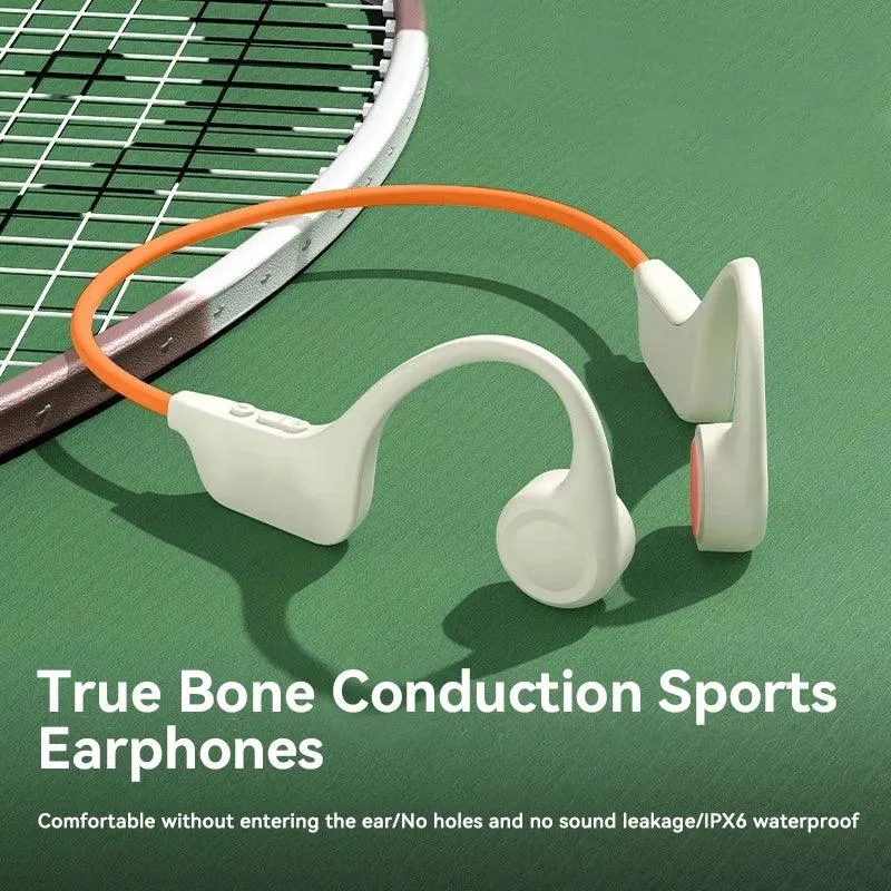 Bone Conduction Headphones IPX8 Waterproof MP3 32GB Bluetooth5.4 Wireless Headphones With Mic Swimming Sports Fitness