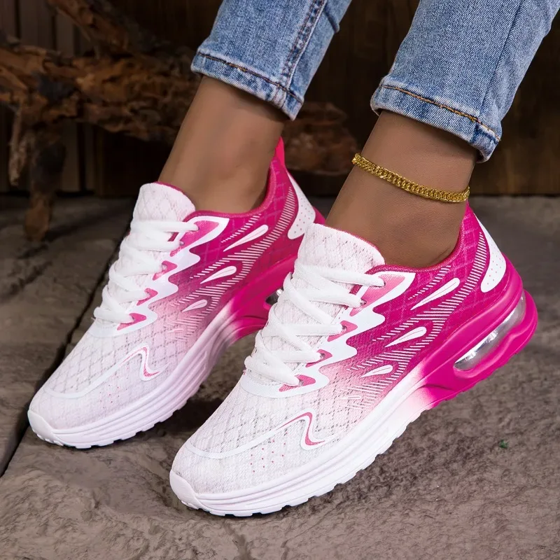 YRZL Women Sneakers Shoes Breathable Lightweight Running Shoes Non Slip Wear Resistant Comfortable Women's Walking Shoes