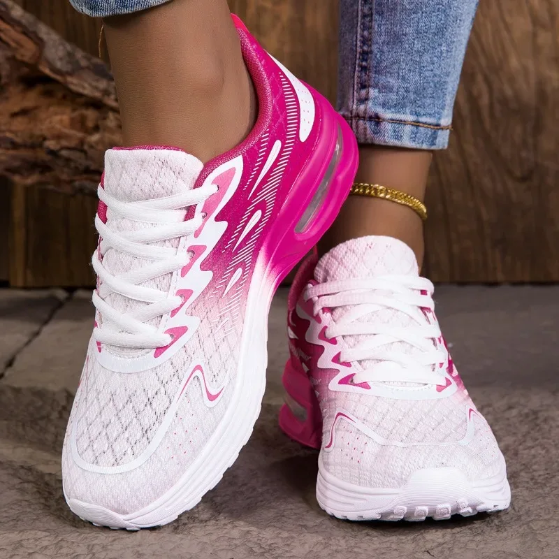 YRZL Women Sneakers Shoes Breathable Lightweight Running Shoes Non Slip Wear Resistant Comfortable Women's Walking Shoes