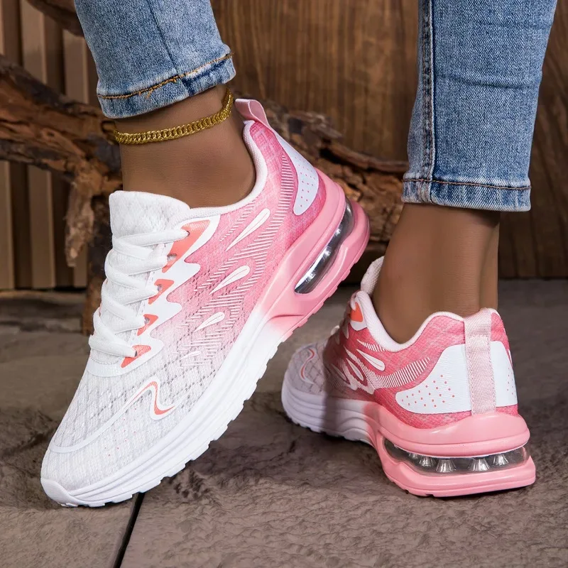 YRZL Women Sneakers Shoes Breathable Lightweight Running Shoes Non Slip Wear Resistant Comfortable Women's Walking Shoes
