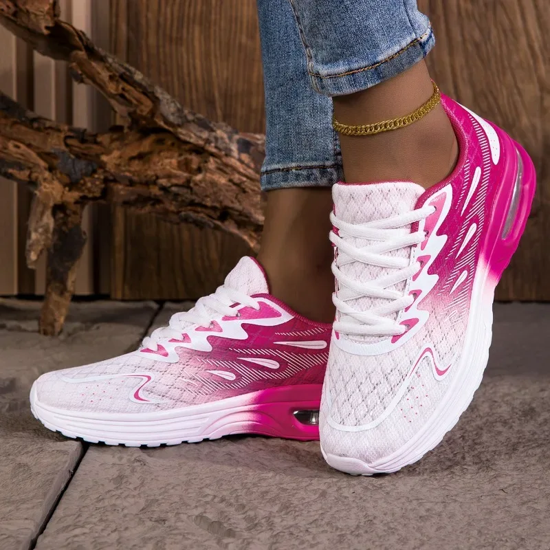 YRZL Women Sneakers Shoes Breathable Lightweight Running Shoes Non Slip Wear Resistant Comfortable Women's Walking Shoes