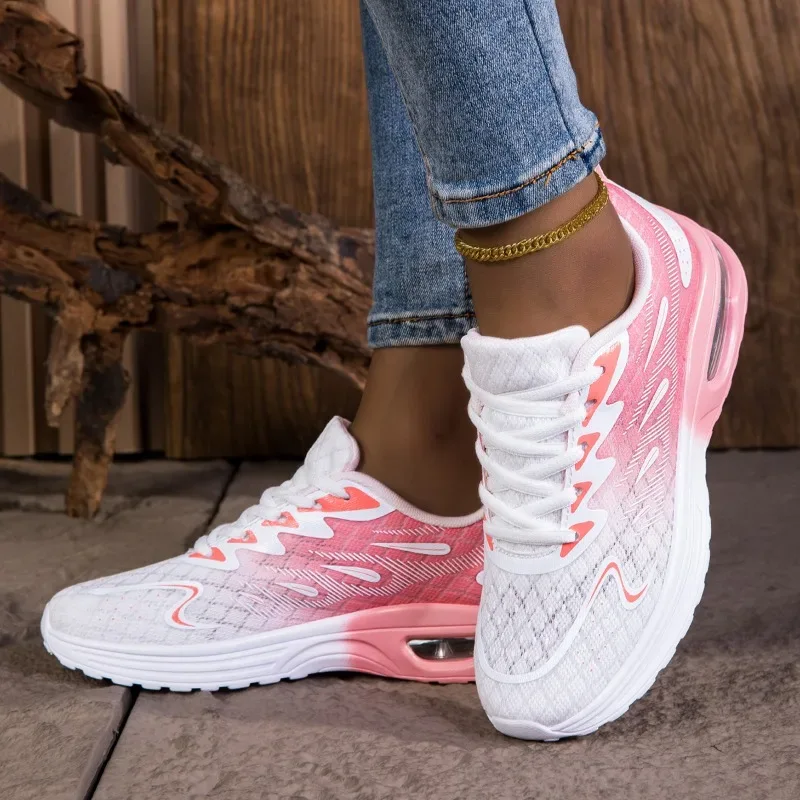 YRZL Women Sneakers Shoes Breathable Lightweight Running Shoes Non Slip Wear Resistant Comfortable Women's Walking Shoes