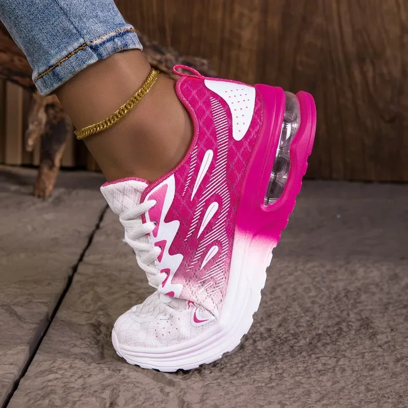 YRZL Women Sneakers Shoes Breathable Lightweight Running Shoes Non Slip Wear Resistant Comfortable Women's Walking Shoes
