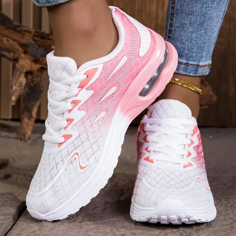 YRZL Women Sneakers Shoes Breathable Lightweight Running Shoes Non Slip Wear Resistant Comfortable Women's Walking Shoes
