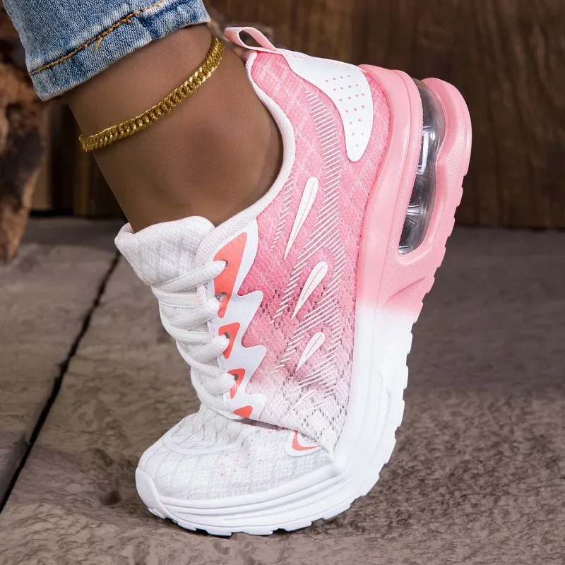 YRZL Women Sneakers Shoes Breathable Lightweight Running Shoes Non Slip Wear Resistant Comfortable Women's Walking Shoes