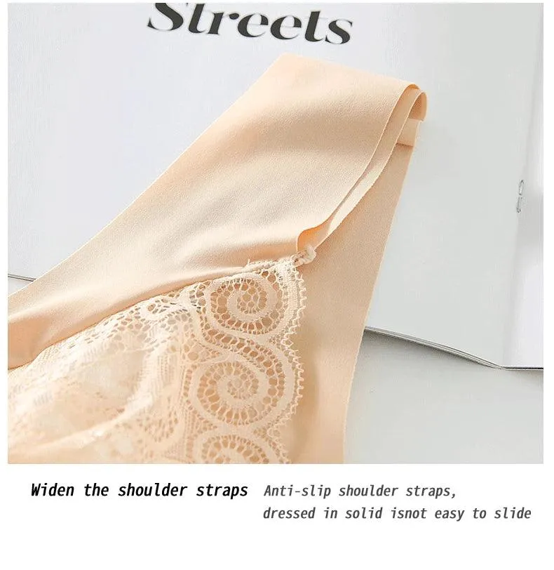 Bras For Women Underwear Plus Size Bra M-5XL Wire Free Brassiere Summer Wireless Bralette Push Up Sexy Lace Bra With Padding