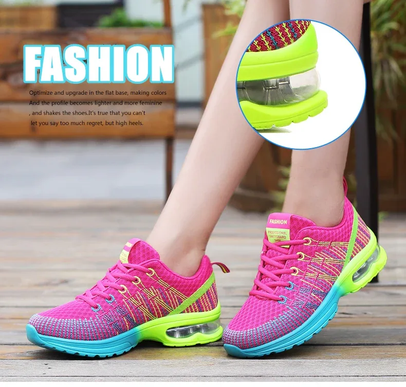 Women Sports Shoes Outdoor High Quality Running Shoes Breathable Athletics Casual Sneaker Ladies Non-slip Sport Walking Shoes