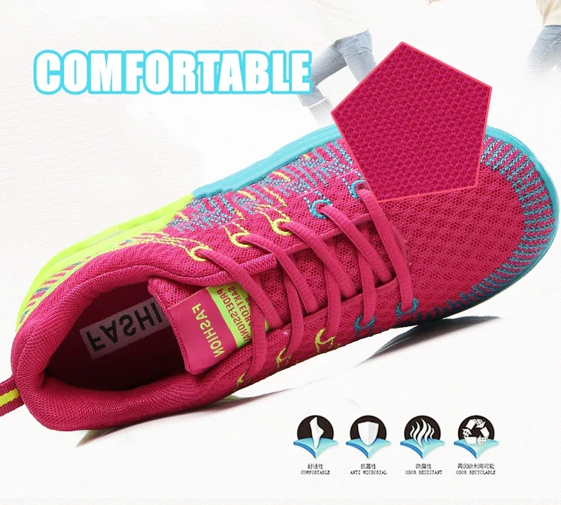 Women Sports Shoes Outdoor High Quality Running Shoes Breathable Athletics Casual Sneaker Ladies Non-slip Sport Walking Shoes