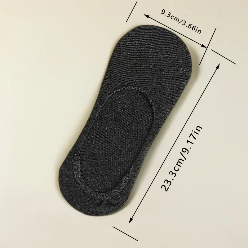 5Pairs Men Boat Cotton Socks Summer Autumn Non-slip Silicone Invisible Breathable Socks Male Ankle Sock Slippers Sports Socks