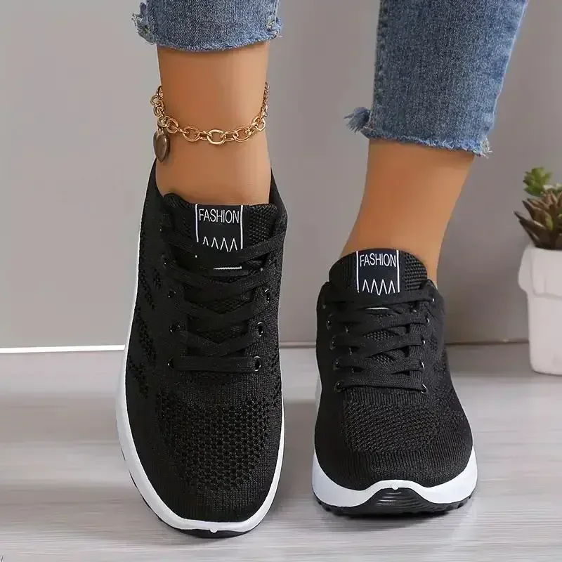 Women's Casual Sneaker Mesh Lightweight Casual Platform Sports Shoes 2025 Comfortable Daily Walking Outdoor Luxury Women's Shoes