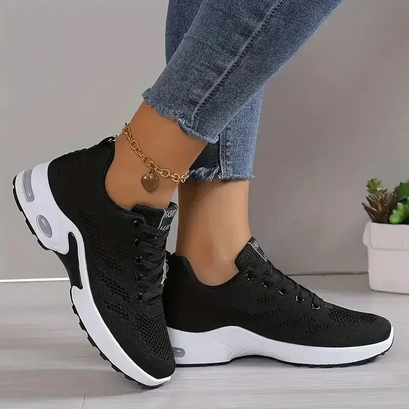 Women's Casual Sneaker Mesh Lightweight Casual Platform Sports Shoes 2025 Comfortable Daily Walking Outdoor Luxury Women's Shoes