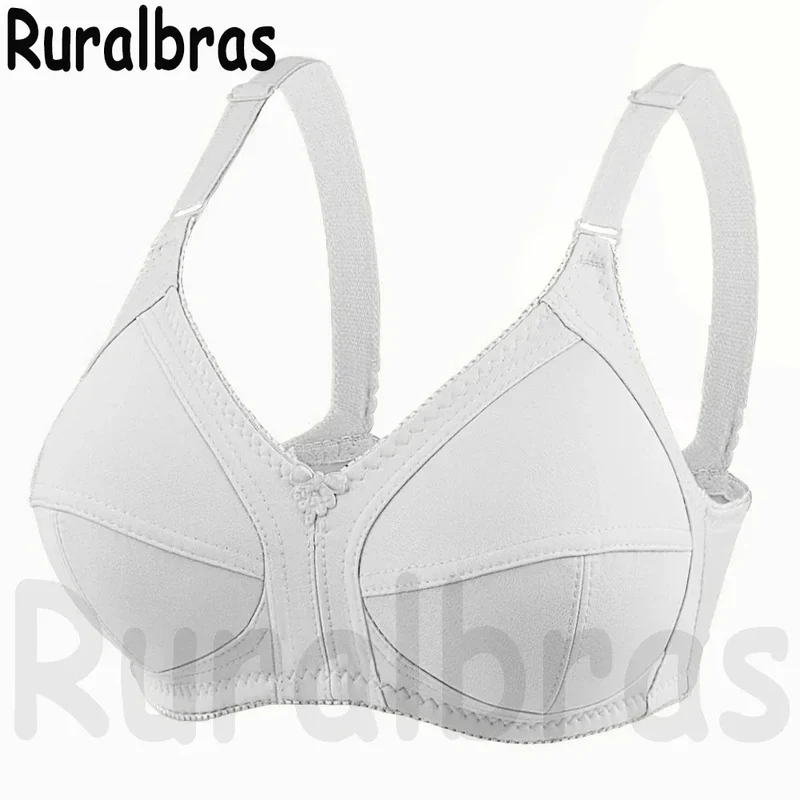Ruralbras Sexy Women's Bras Wireless Full Coverage D/E/F for Plus Size Non Padded Comfort Soft Bra Minimizer Top Female Lingerie