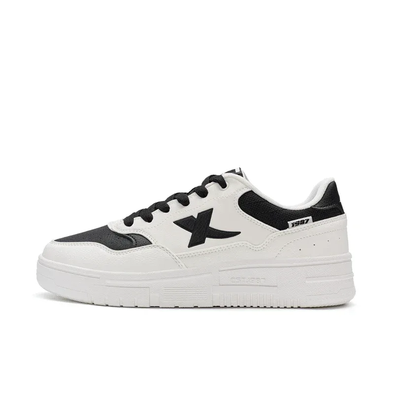 Xtep Skateboarding Shoes Non-Slip Wear-Resistant Casual White Couple Skate Sneakers Male Female Luxury Brand Shoes 881219319851