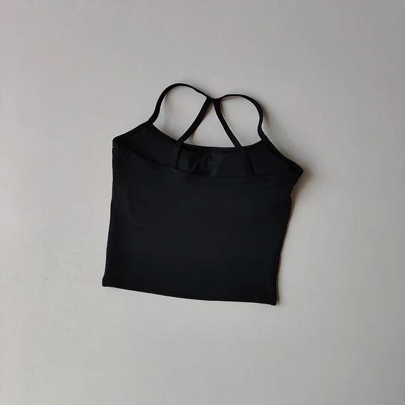 2PCS Gym Fitness Medium-intensity Sports Vest Beauty Back Yoga Suit Sports Bra Women Pilates Bra High Waist Hip Lift Shorts Set