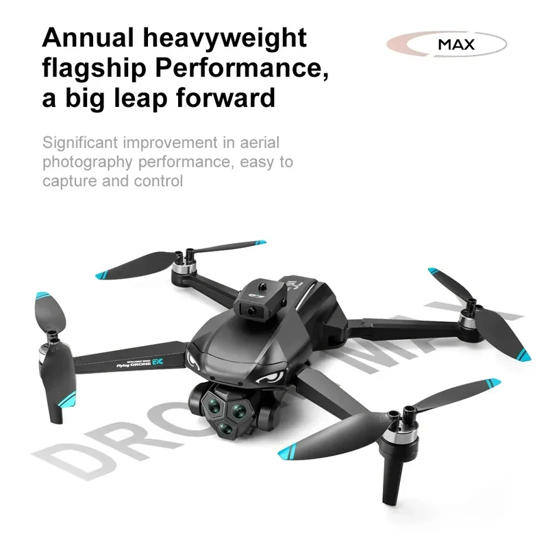 Drones with HD Three Cameras M33 360°Obstacle Avoidance Zoom Screen RC WIFI 20Min ESC Brushless FPV Drone Toys