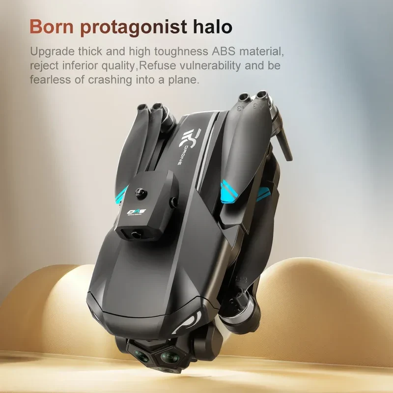 Drones with HD Three Cameras M33 360°Obstacle Avoidance Zoom Screen RC WIFI 20Min ESC Brushless FPV Drone Toys