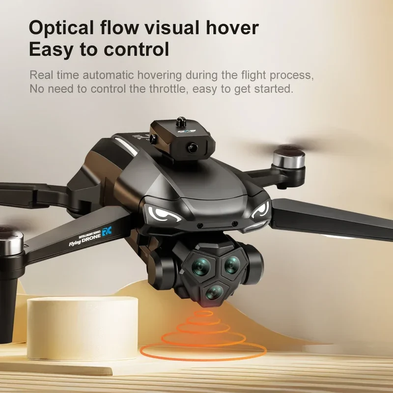 Drones with HD Three Cameras M33 360°Obstacle Avoidance Zoom Screen RC WIFI 20Min ESC Brushless FPV Drone Toys