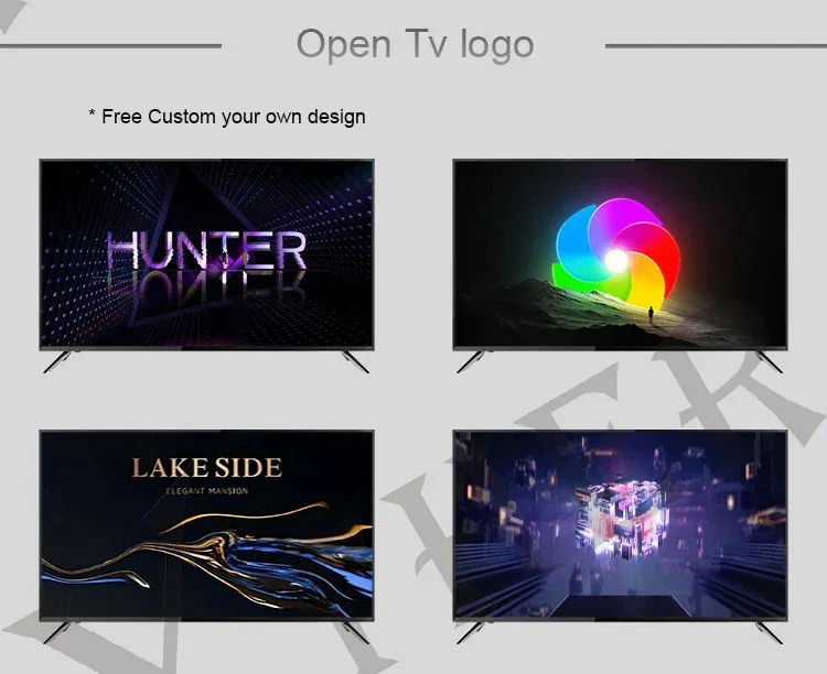 Accept customized 32 inch LED smart tv personal brand tv tv 43 50 55 65 inch